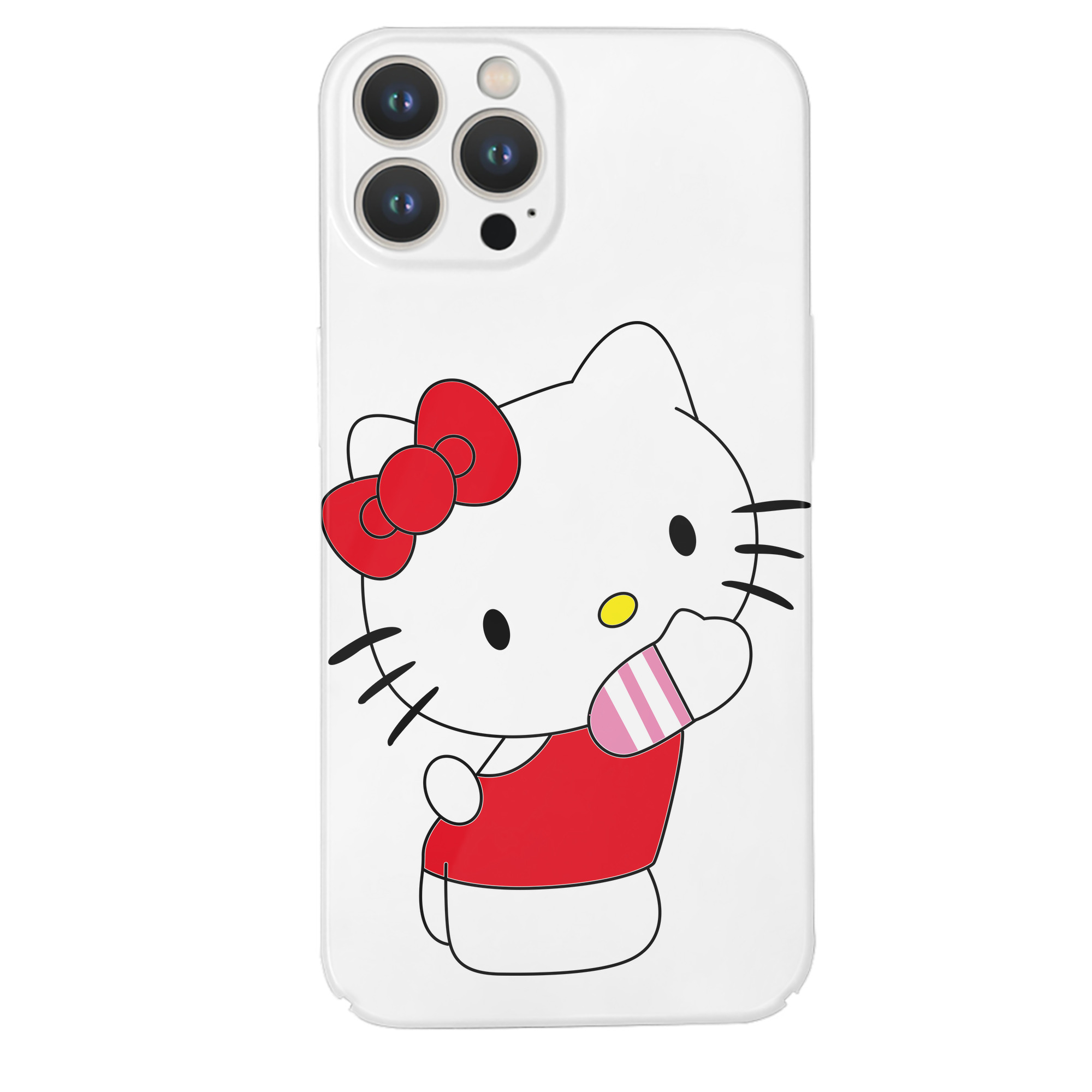 （画像用） Hello Kitty ハローキティ 【iPhone 14シリーズ対応】ハードケース